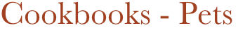 Cookbooks - Pets