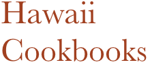 Hawaii Cookbooks