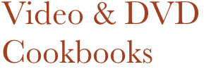 Video & DVD
Cookbooks